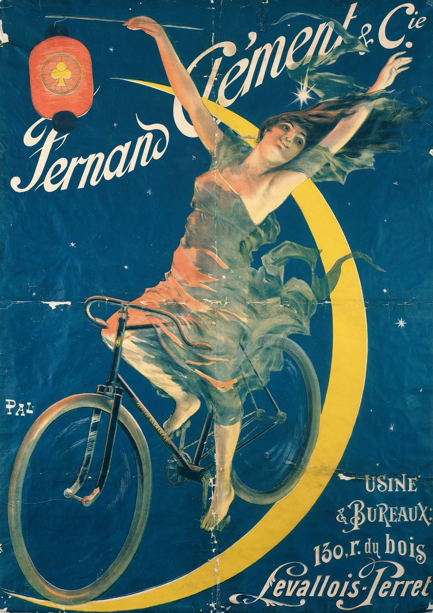 Affiche publicitaire pour les bicyclettes 