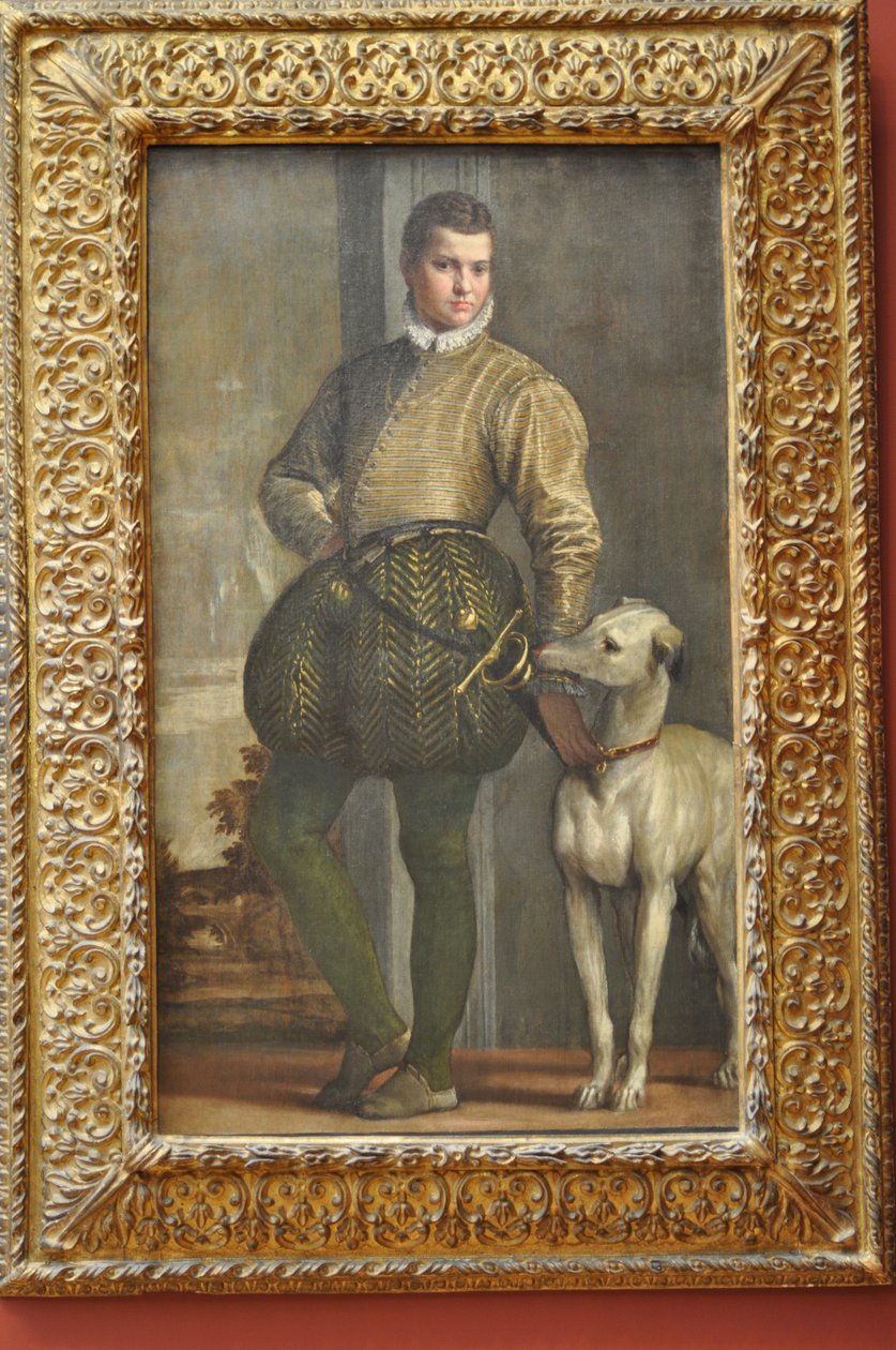 Garçon avec un lévrier - Paolo Veronese