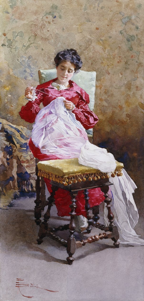 Femmes dans un intérieur - Paolo Bedini