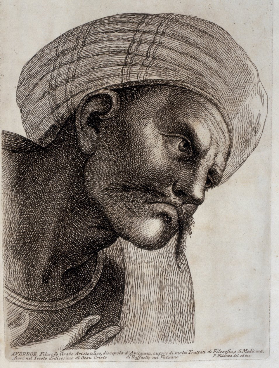 AVERROES. 1757-1760 (gravure) - Paolo Fidanza