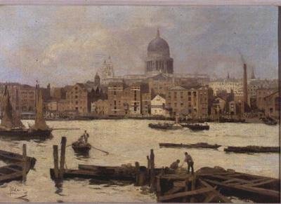 Vue de Saint-Paul depuis la Tamise - Paolo Sala