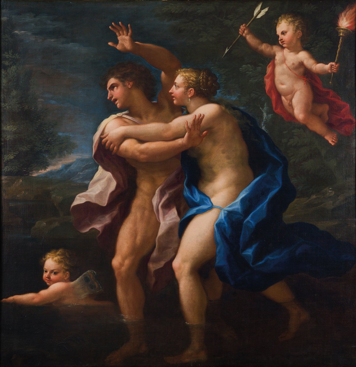 Salmacis et Hermaphrodite - Paolo de Matteis