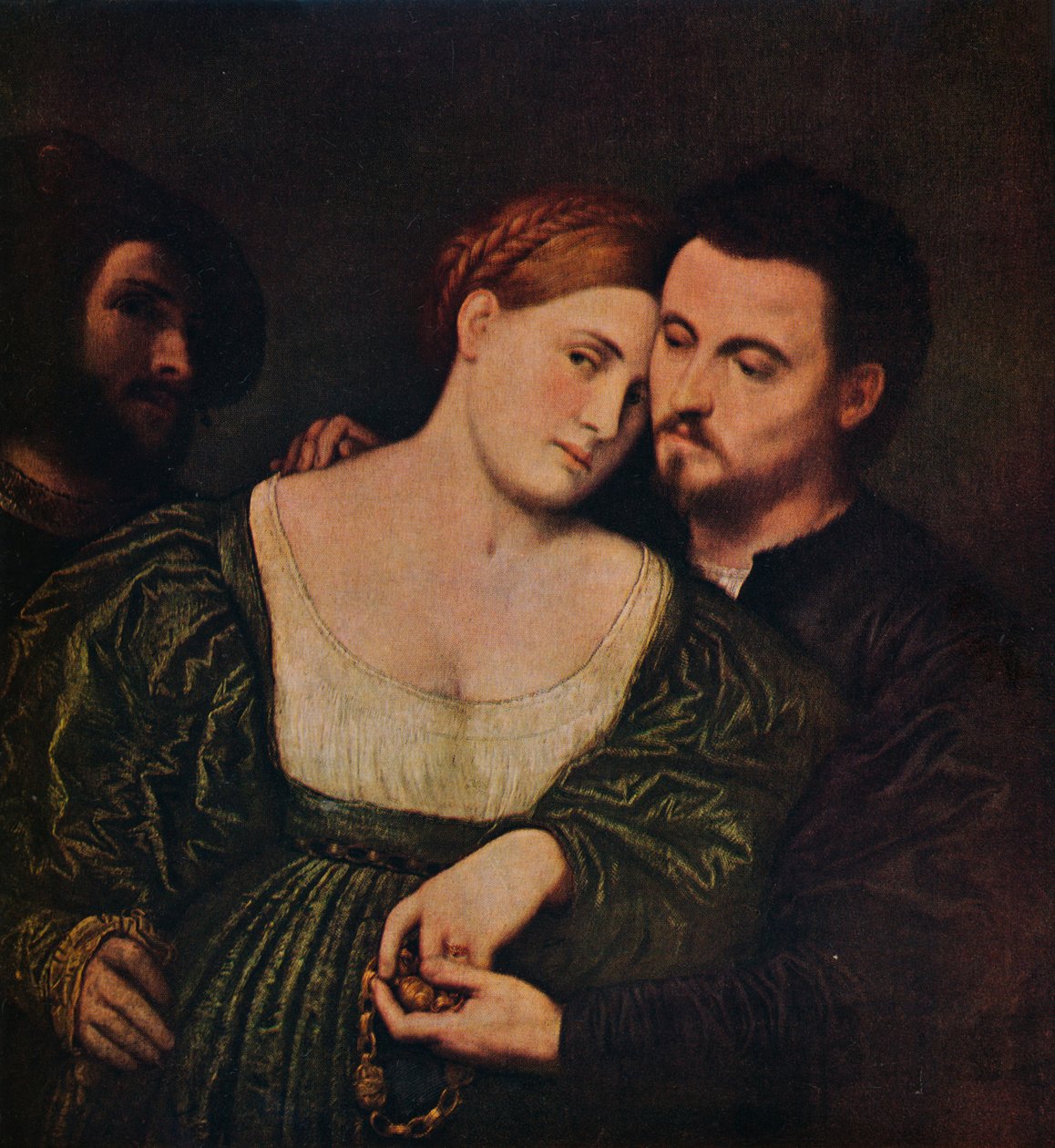 Les Amants, 1525-1530 vers 1940 - Paris Bordone