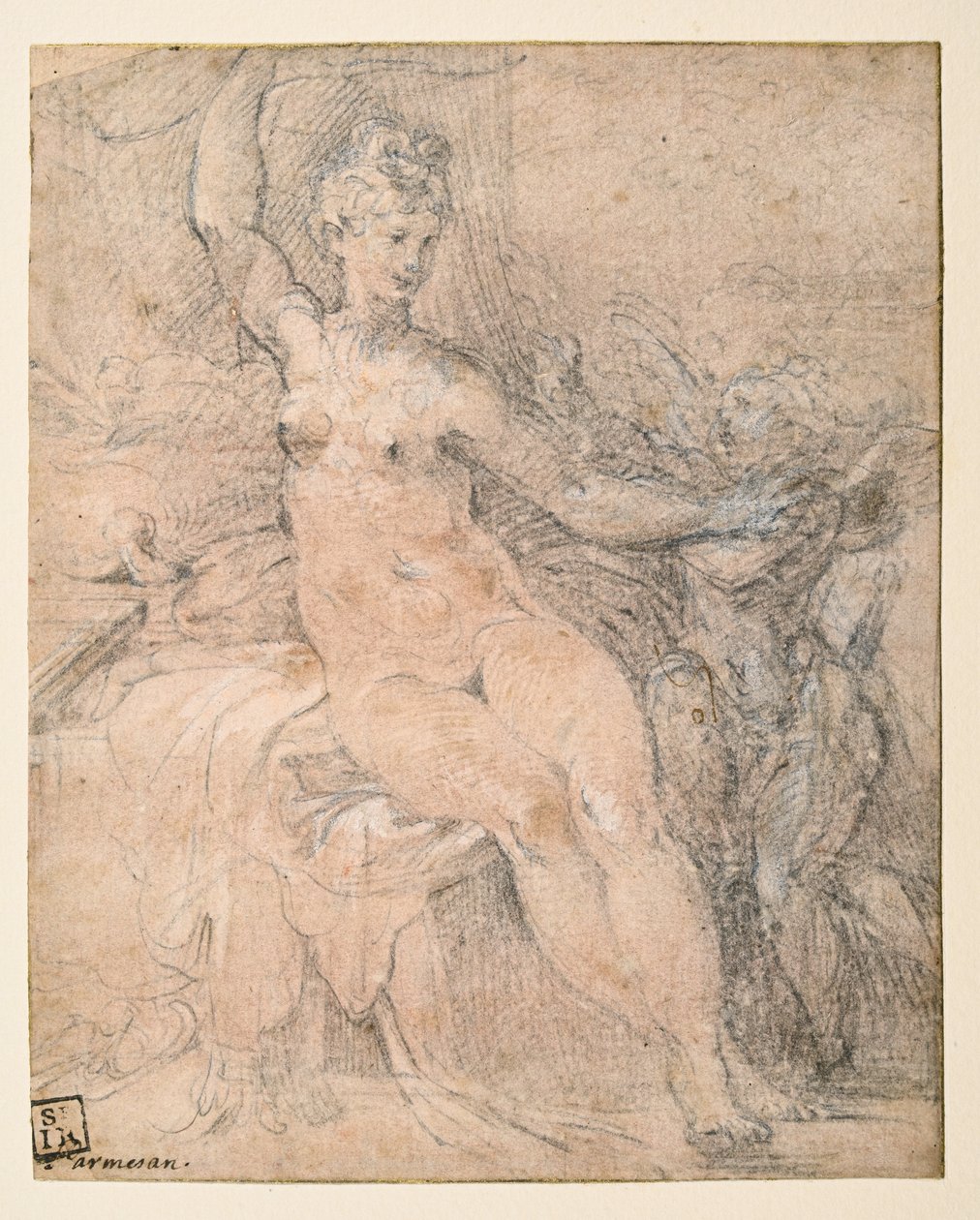 Vénus désarmant Cupidon - Parmigianino