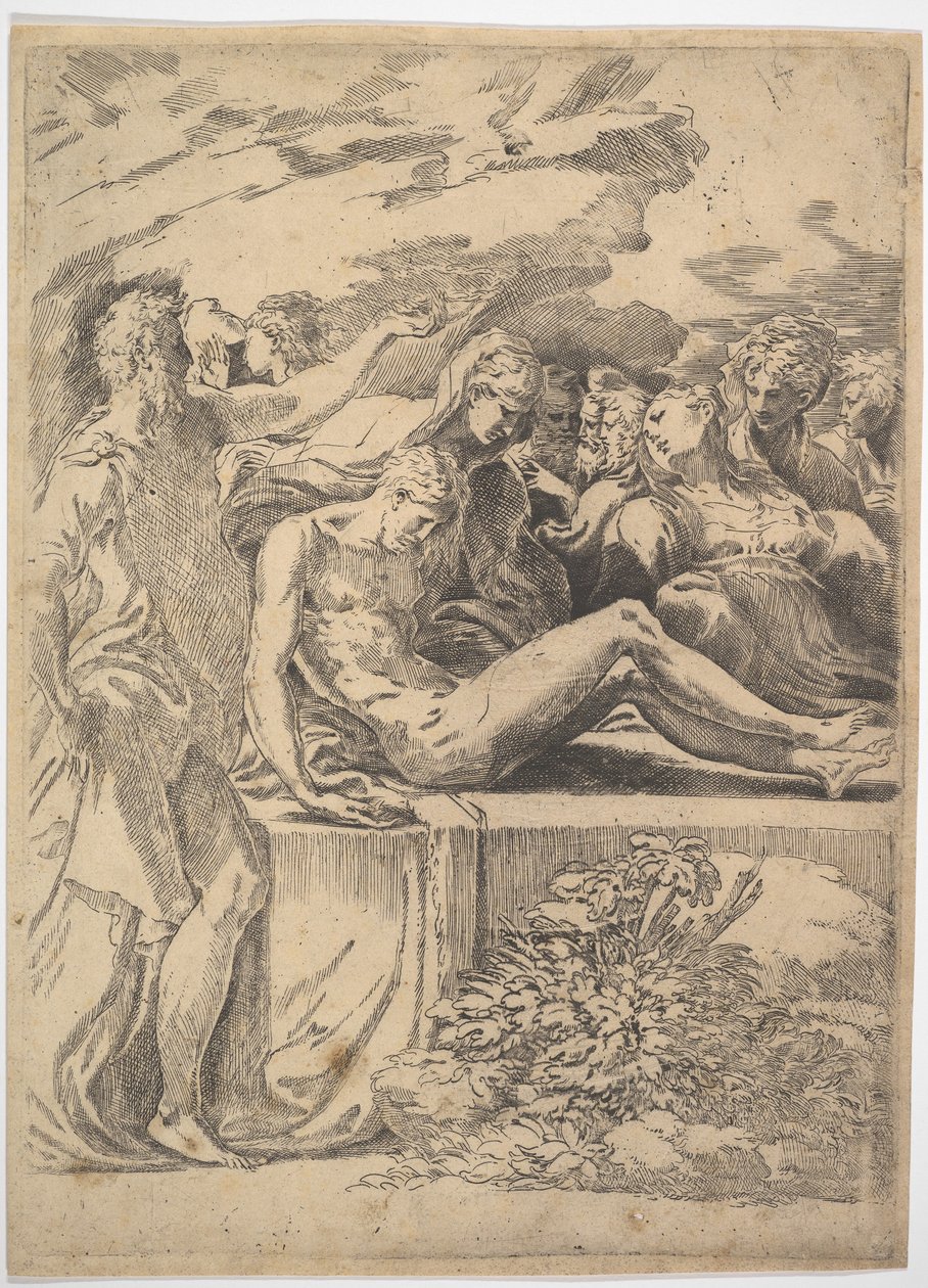 Mise au tombeau - Parmigianino
