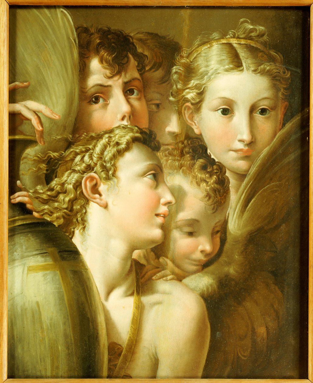 Cinq anges - Parmigianino