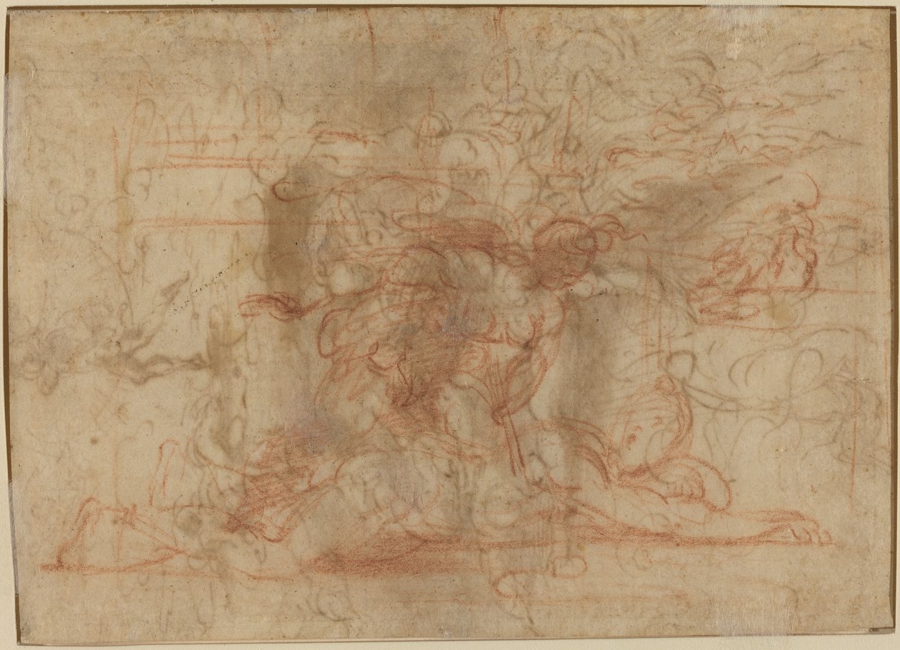 Jael et Cisera? [verso] - Parmigianino