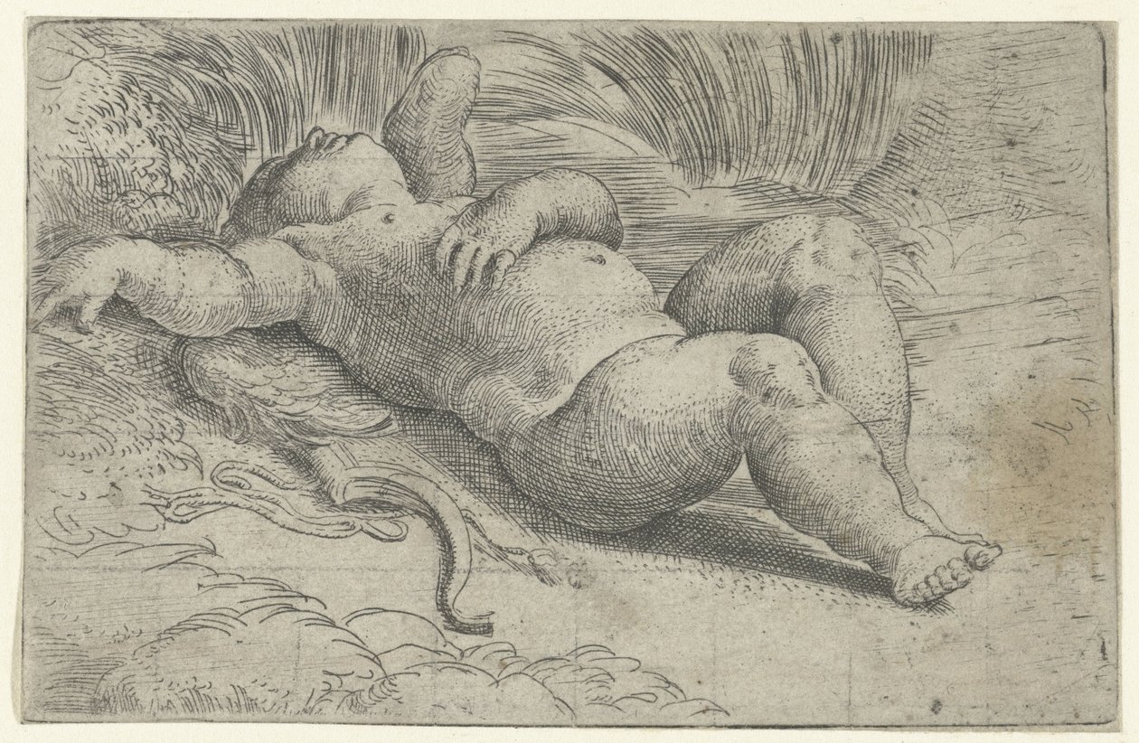 Cupidon endormi - Parmigianino