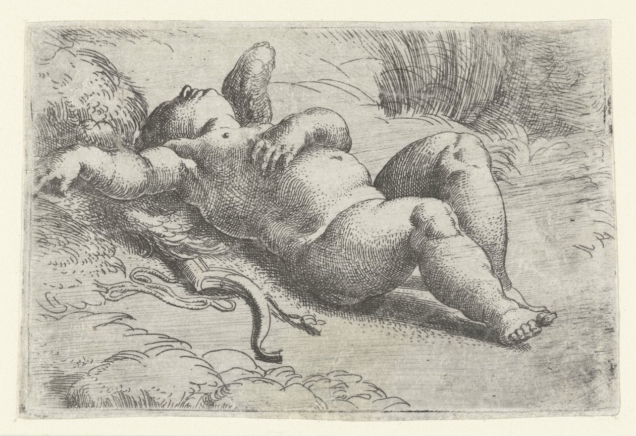 Cupidon endormi - Parmigianino