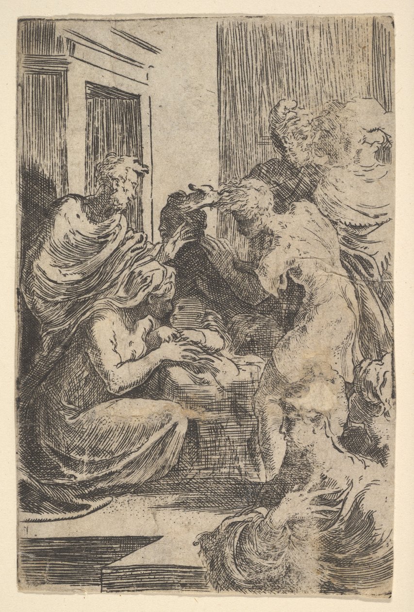 La Nativité - Parmigianino