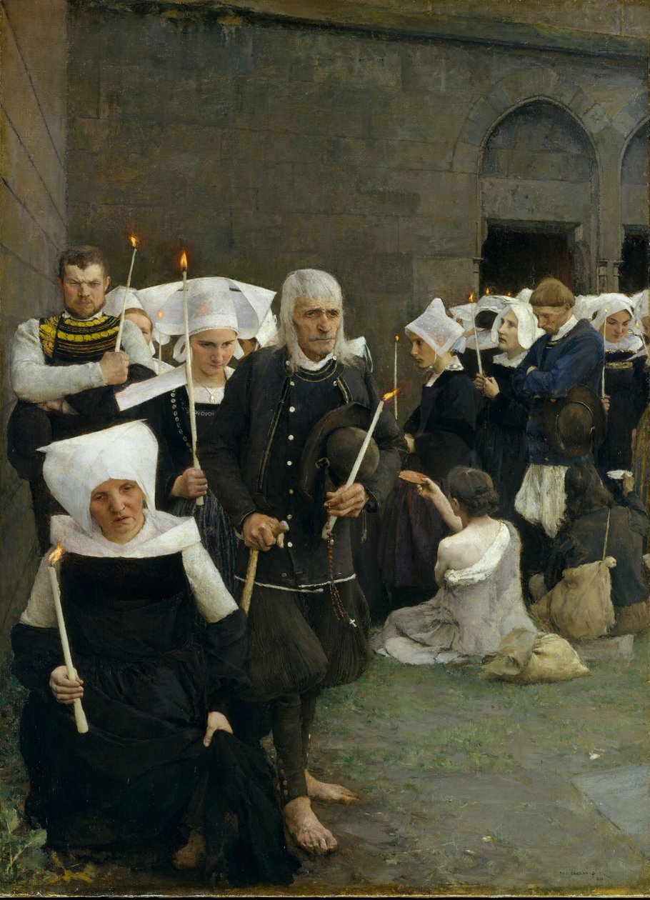 Le Pardon en Bretagne, 1886 - Pascal Adolphe Jean Dagnan Bouveret