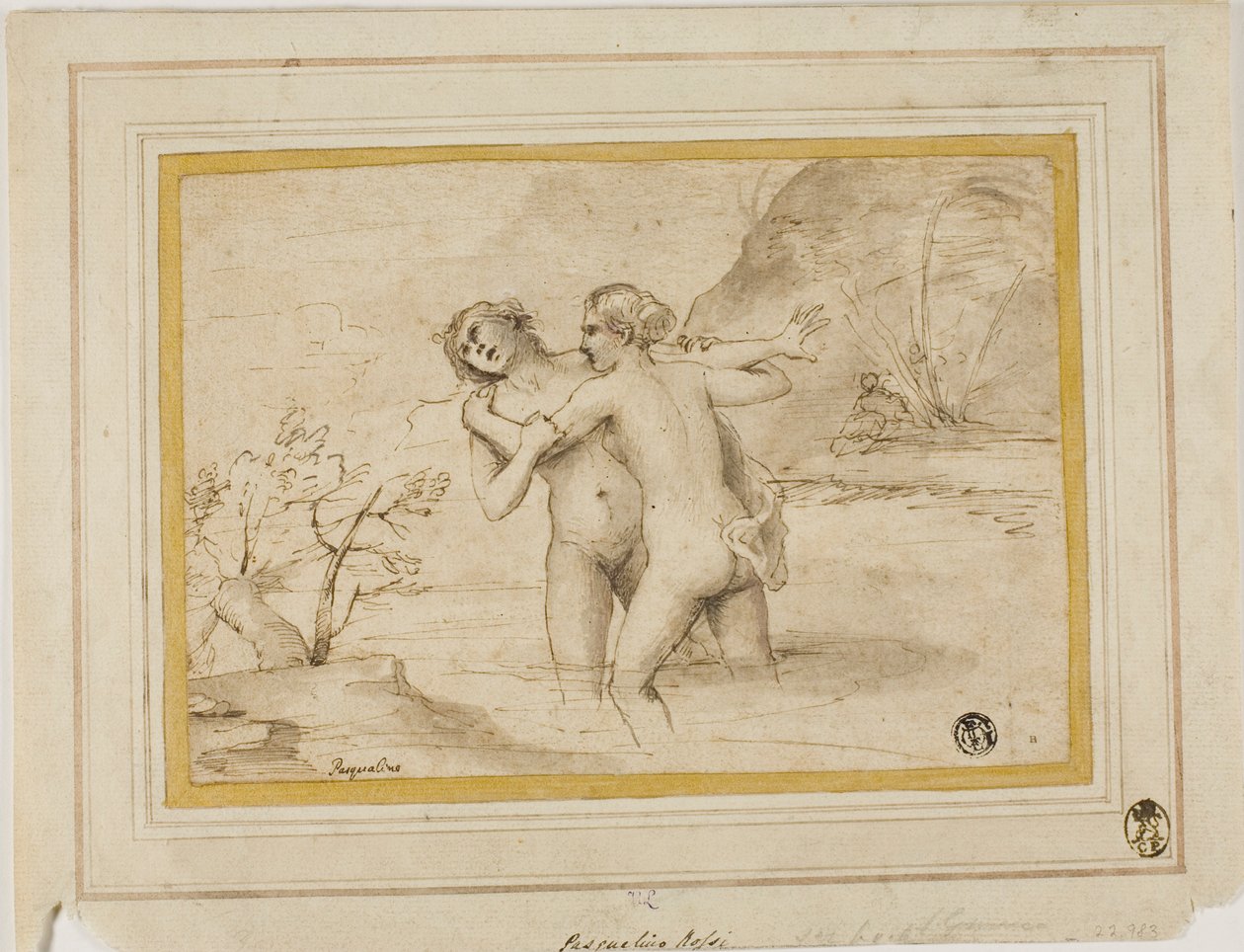 Salmacis et Hermaphroditus - Pasquale de
