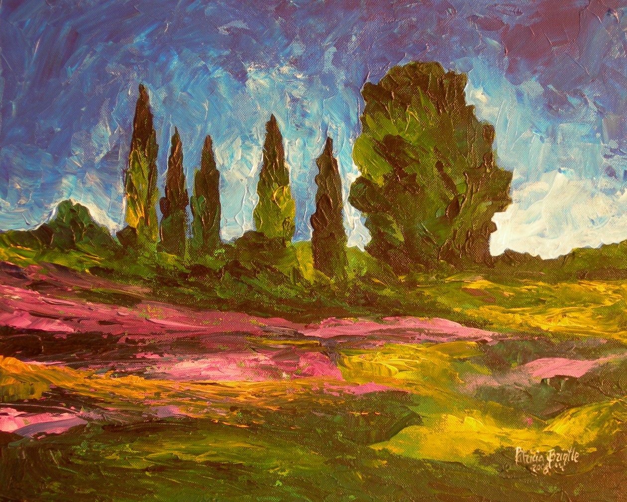 Les lavandes fleurissent, 2009 - Patricia Brintle