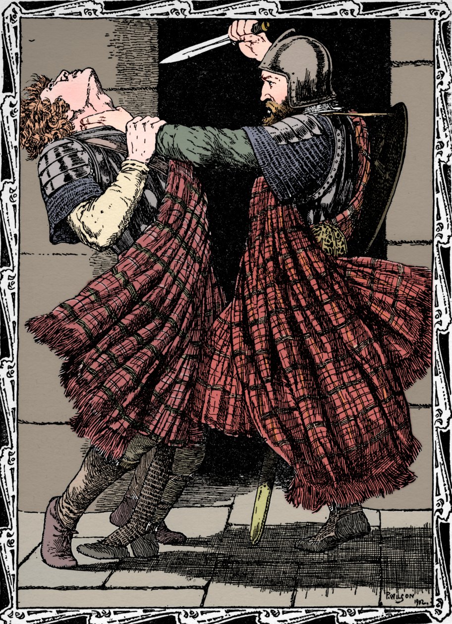 Comyn poignardé par Bruce, 1902 - Patten Wilson