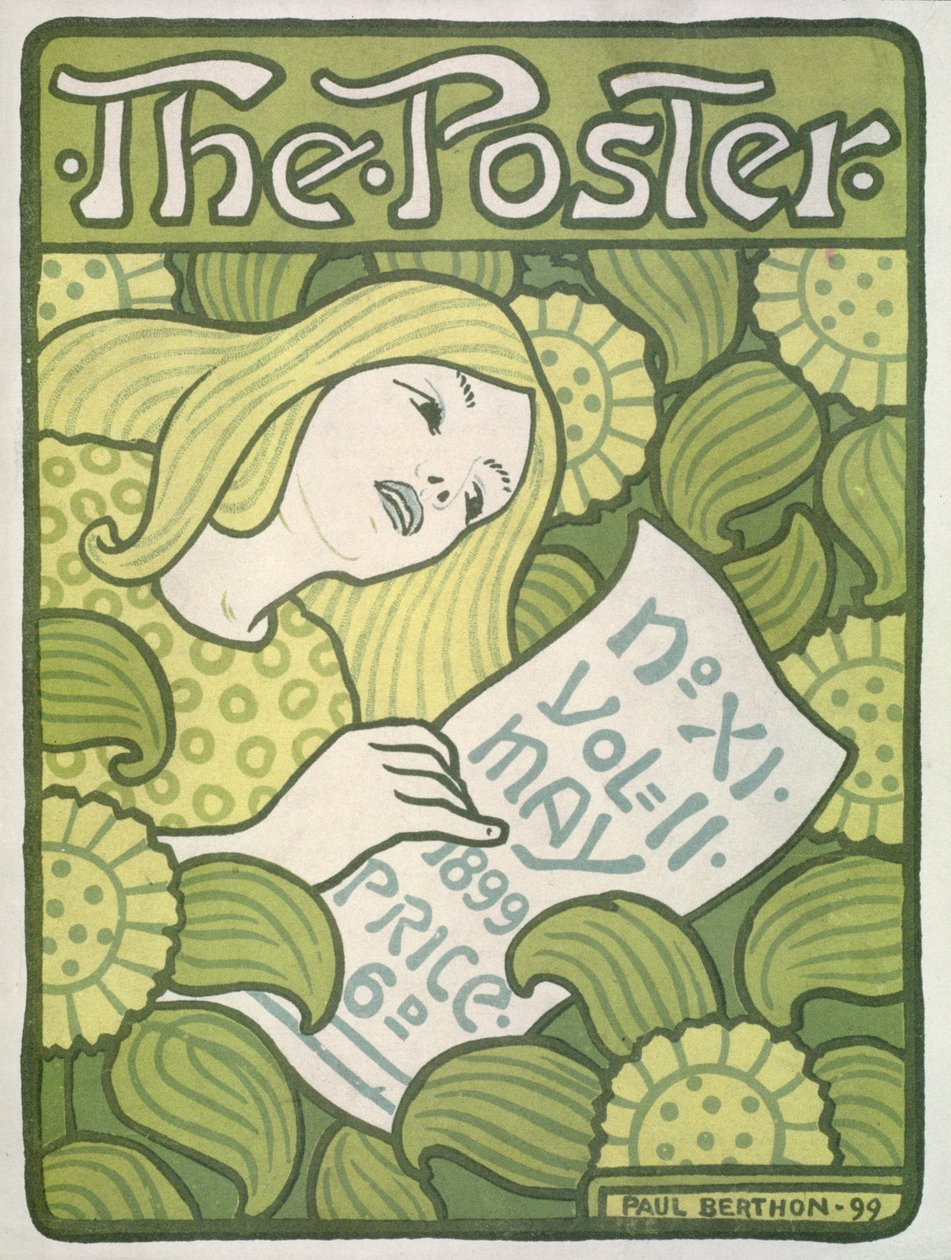 Couverture de The Poster, vol.II, no.11, mai 1899 - Paul Berthon