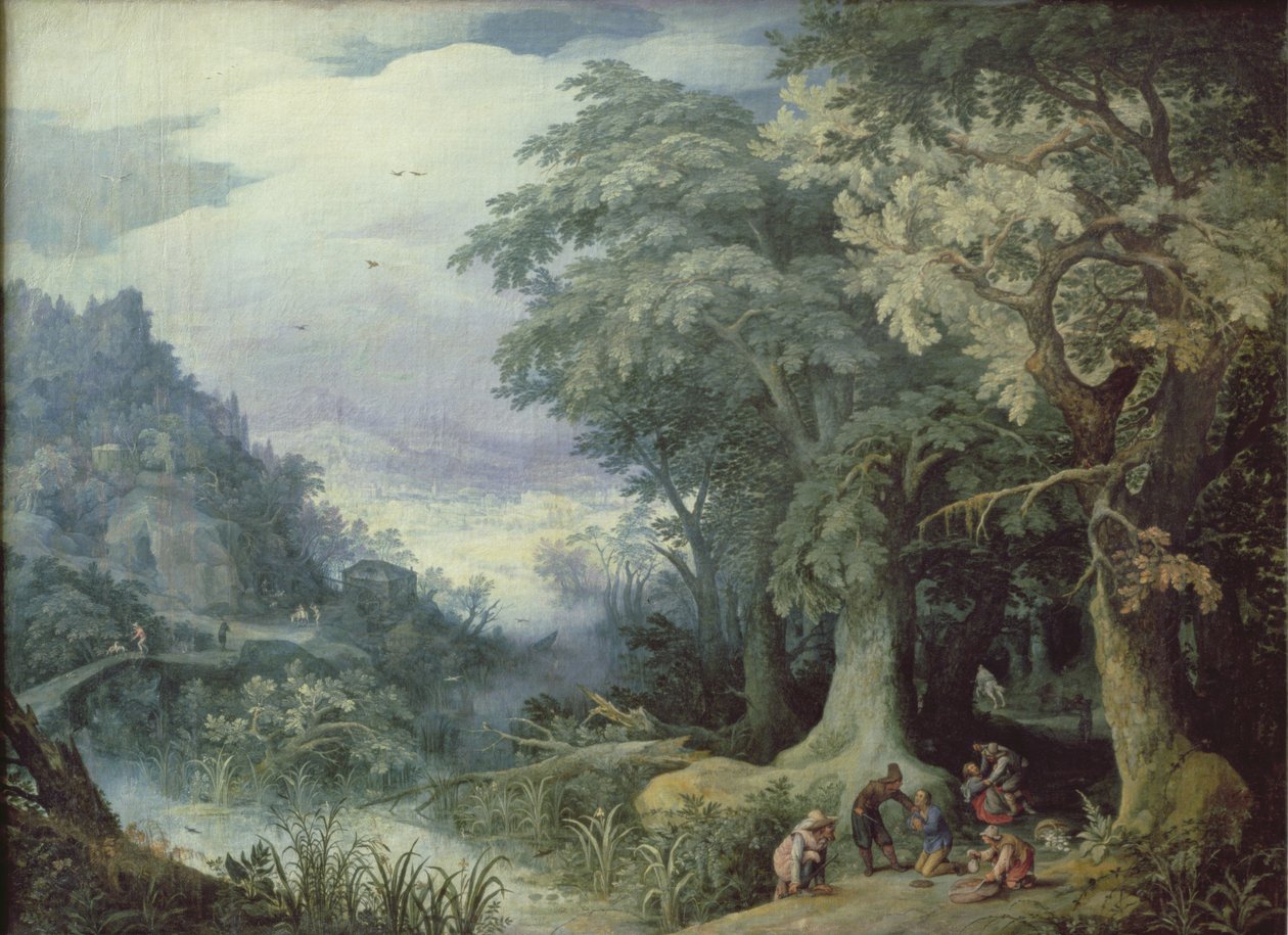 Attaque armée dans un bois - Paul Bril