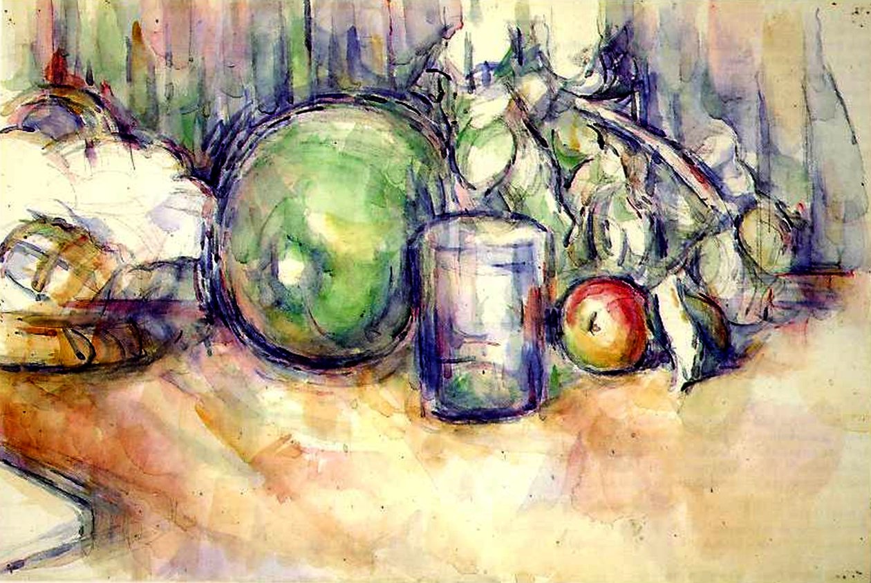 Nature Morte avec un Verre, 1902-06 - Paul Cézanne