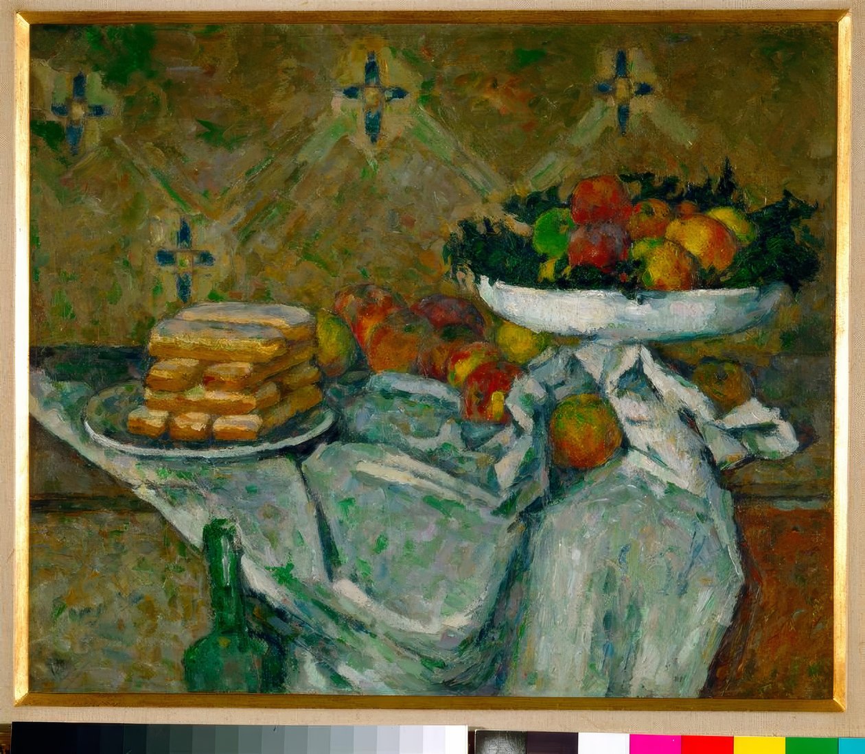 Compotier et assiette de biscuits - Paul Cézanne