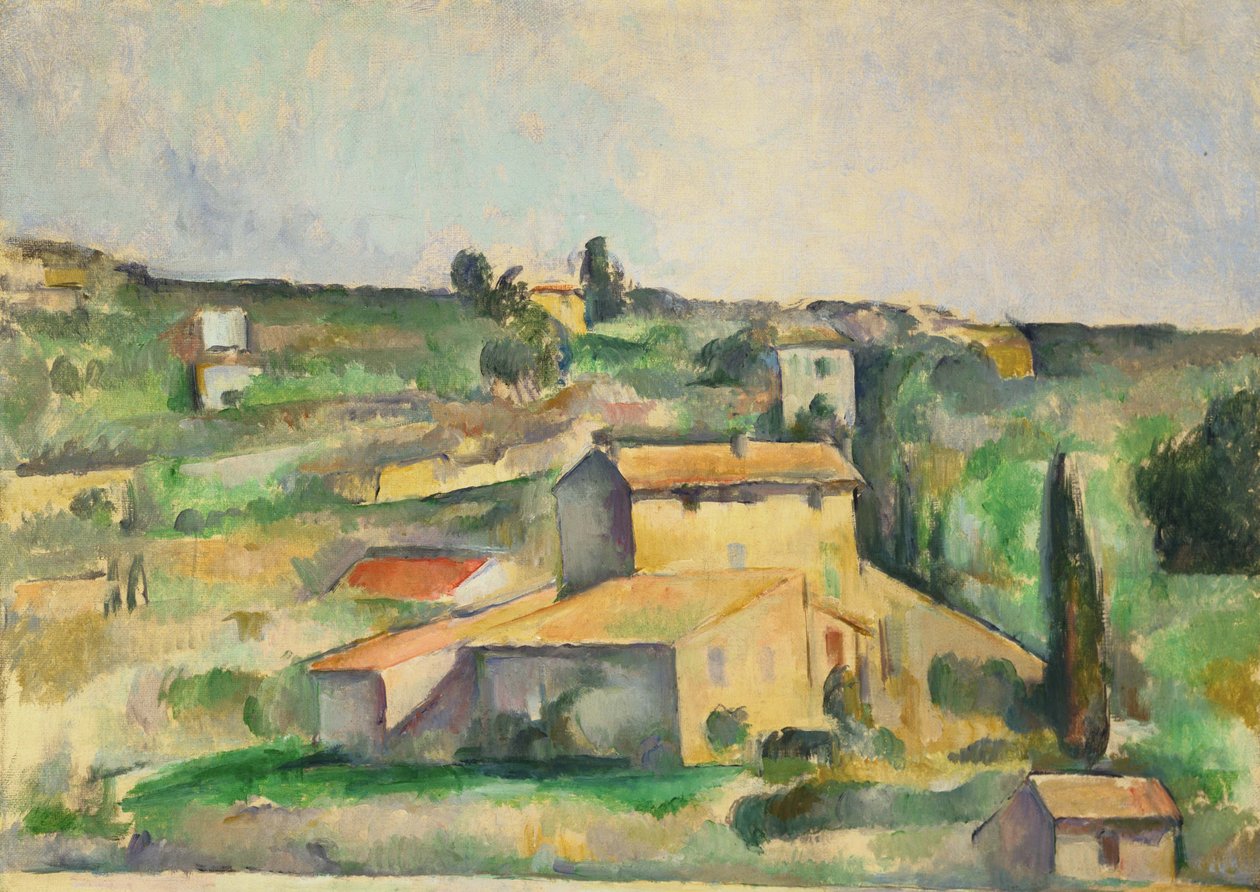 Champs à Bellevue - Paul Cézanne