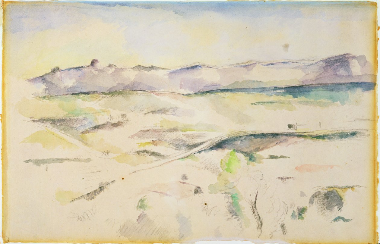 Chaîne de montagnes - Paul Cézanne
