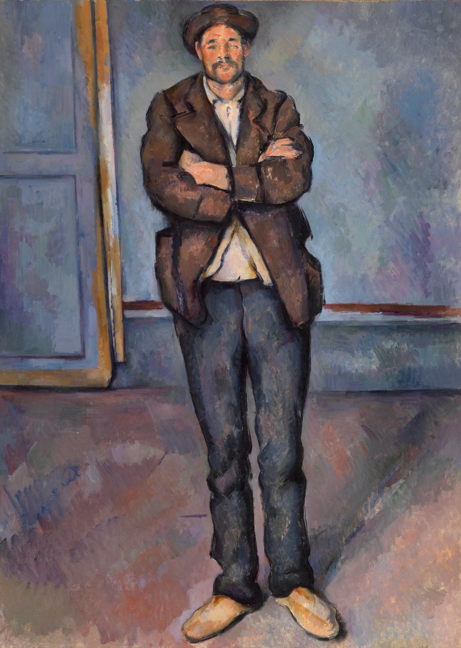 Paysanne debout, bras croisés, vers 1895 - Paul Cézanne