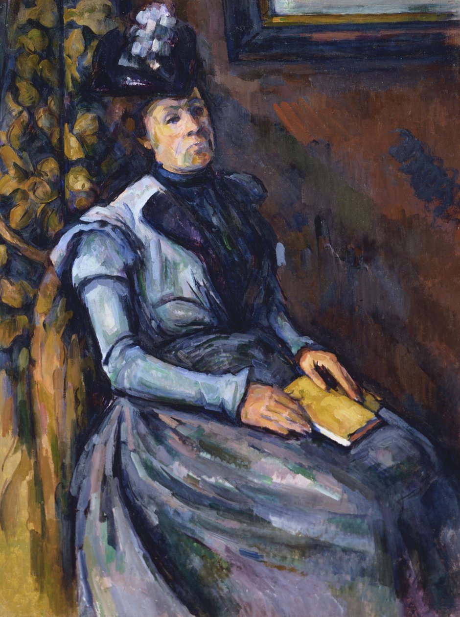 Femme assise en bleu - Paul Cézanne
