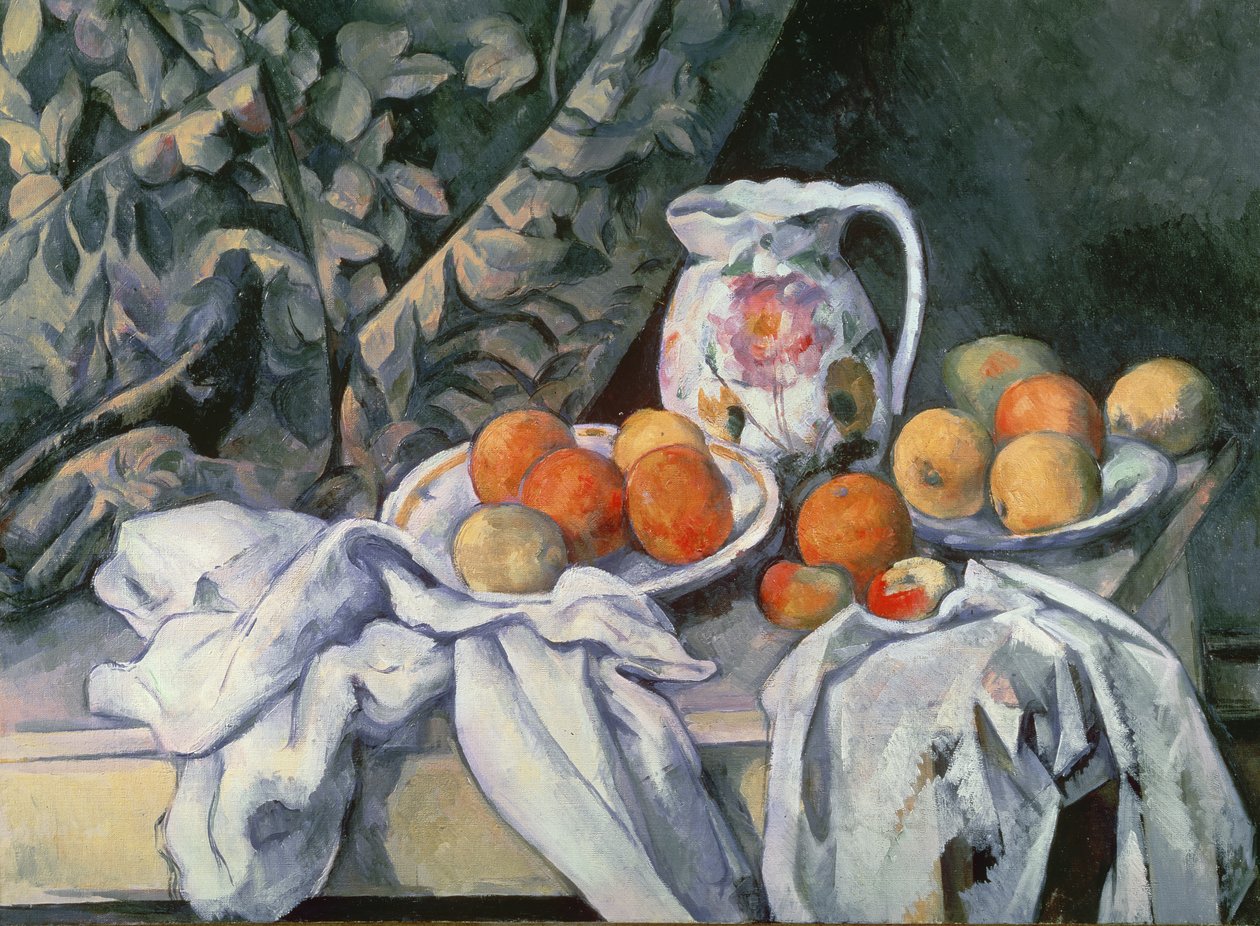 Nature morte avec draperie, vers 1899 - Paul Cézanne