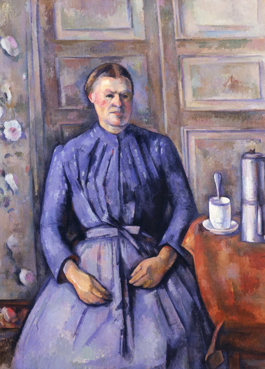 Femme avec une cafetière, c.1890-95 - Paul Cézanne