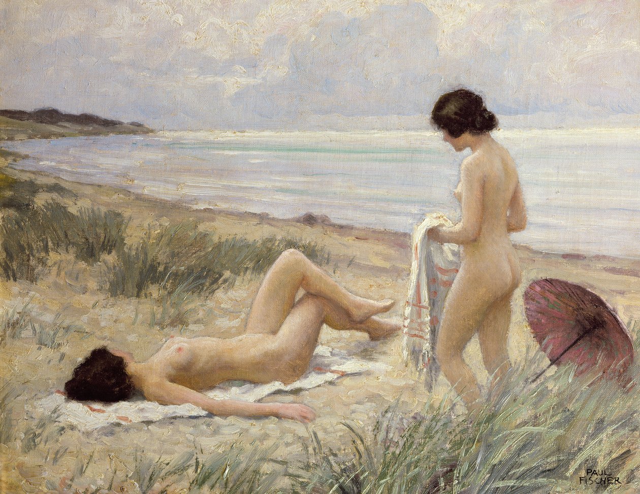 Été à la plage - Paul Fischer