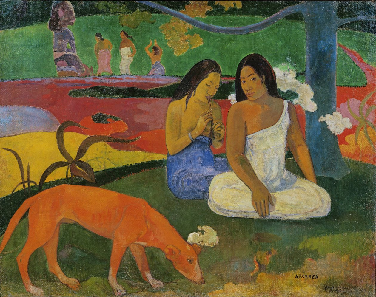 Arearea (Le Chien Rouge), 1892 - Paul Gauguin