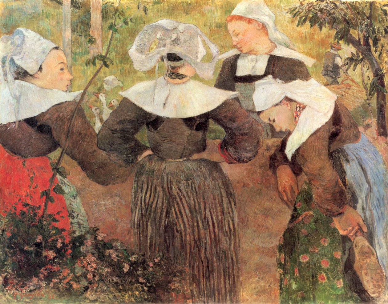La danse des quatre Bretonnes - Paul Gauguin