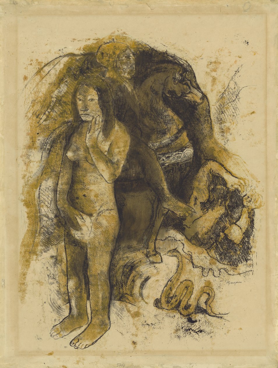 Ève (Le Cauchemar) - Paul Gauguin