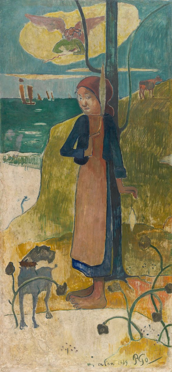 Jeune Bretonne au rouet, ou Jeanne d
