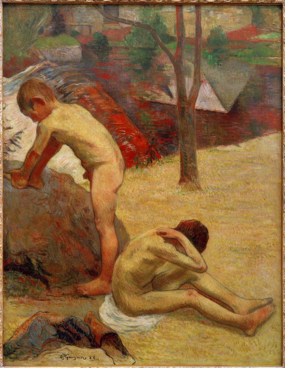 Jeunes baigneurs bretons - Paul Gauguin