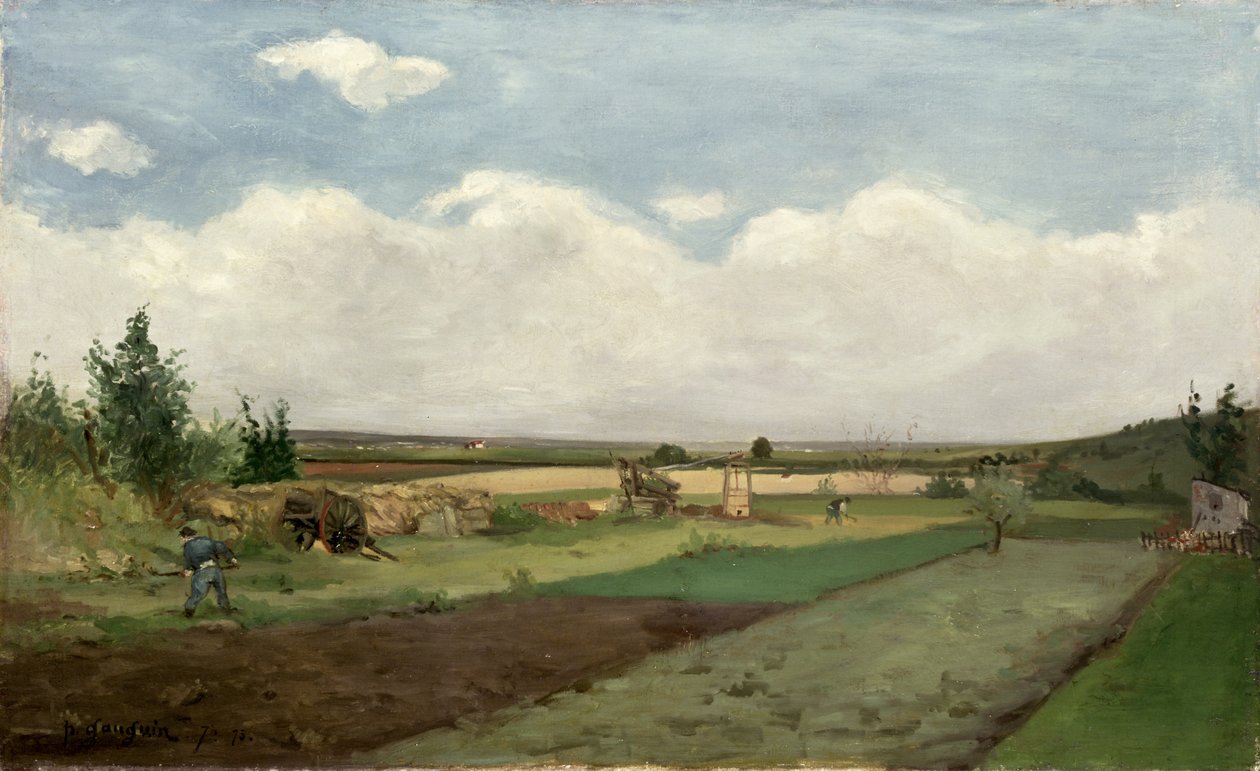 Paysage, 1873 - Paul Gauguin