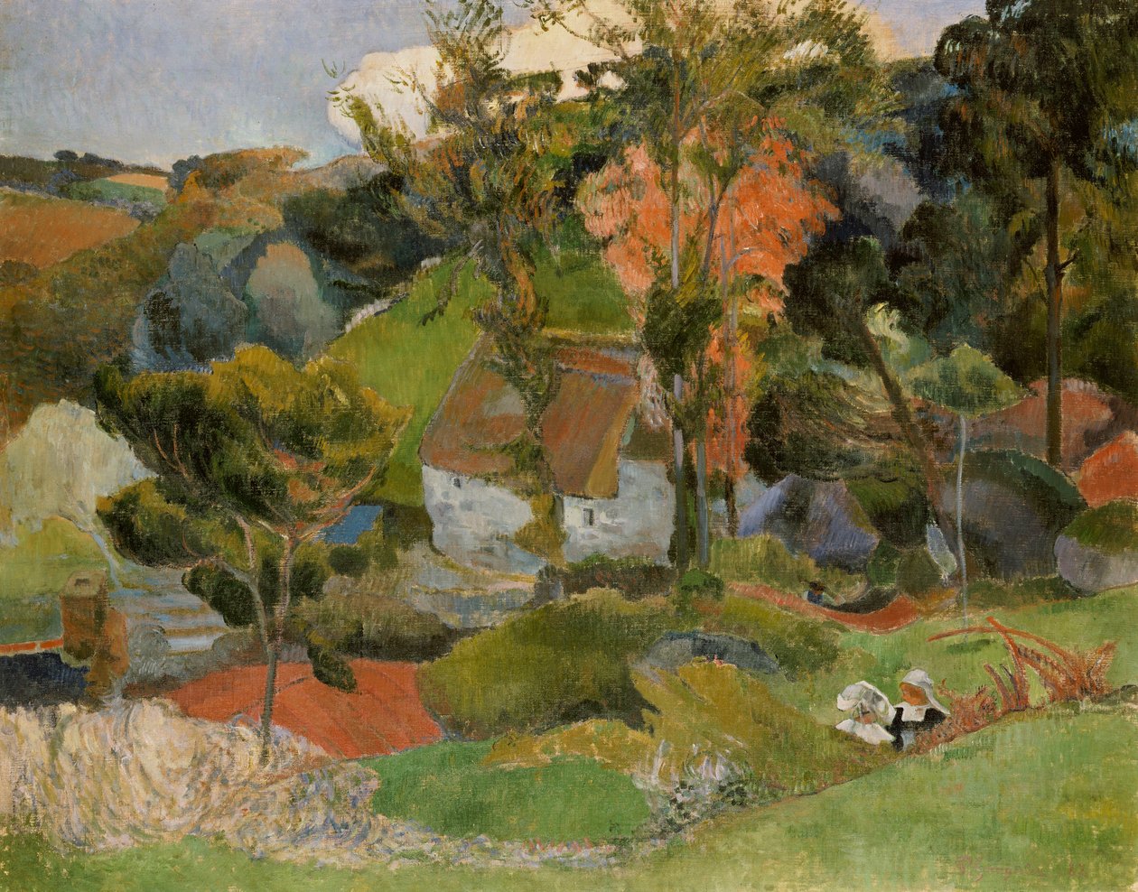 Paysage à Pont-Aven, 1888 - Paul Gauguin