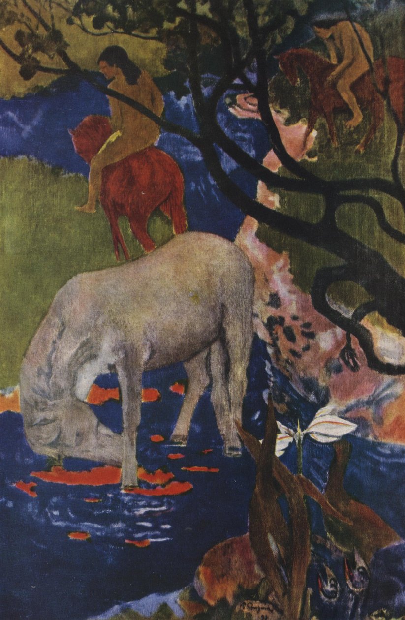 Le cheval blanc - Paul Gauguin