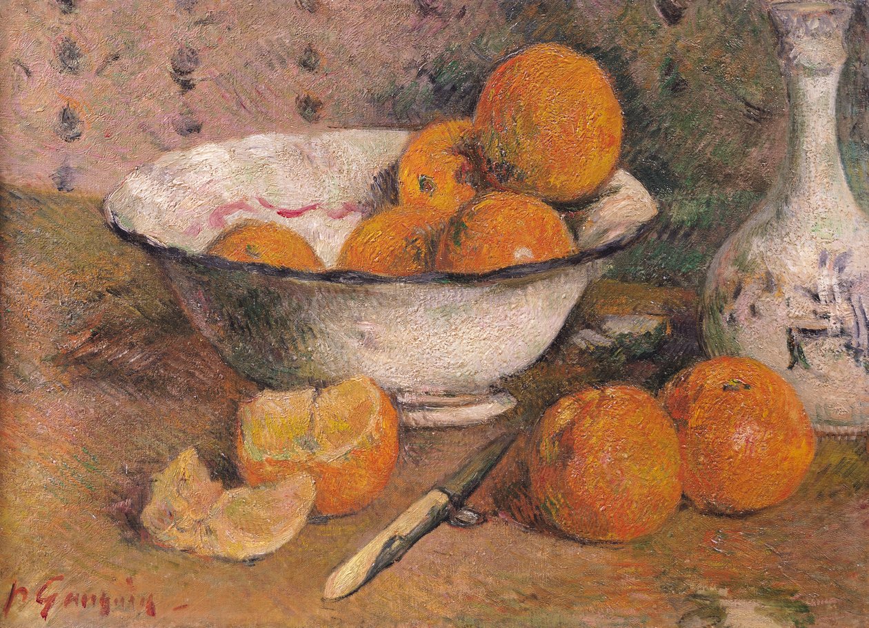 Nature morte avec des oranges, 1881 - Paul Gauguin