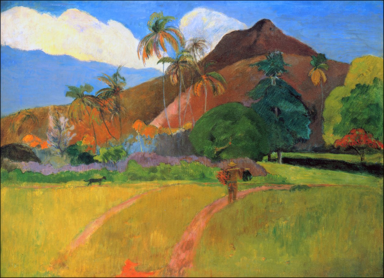 Tahiti : Paysage tahitien, Paul Gauguin (1893) - Paul Gauguin