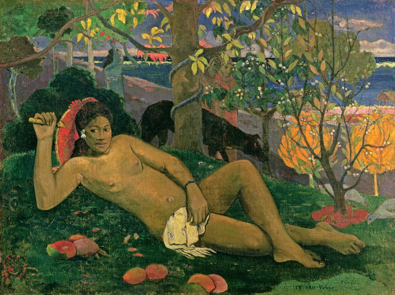 Te Arii Vahine (La femme du roi) - Paul Gauguin