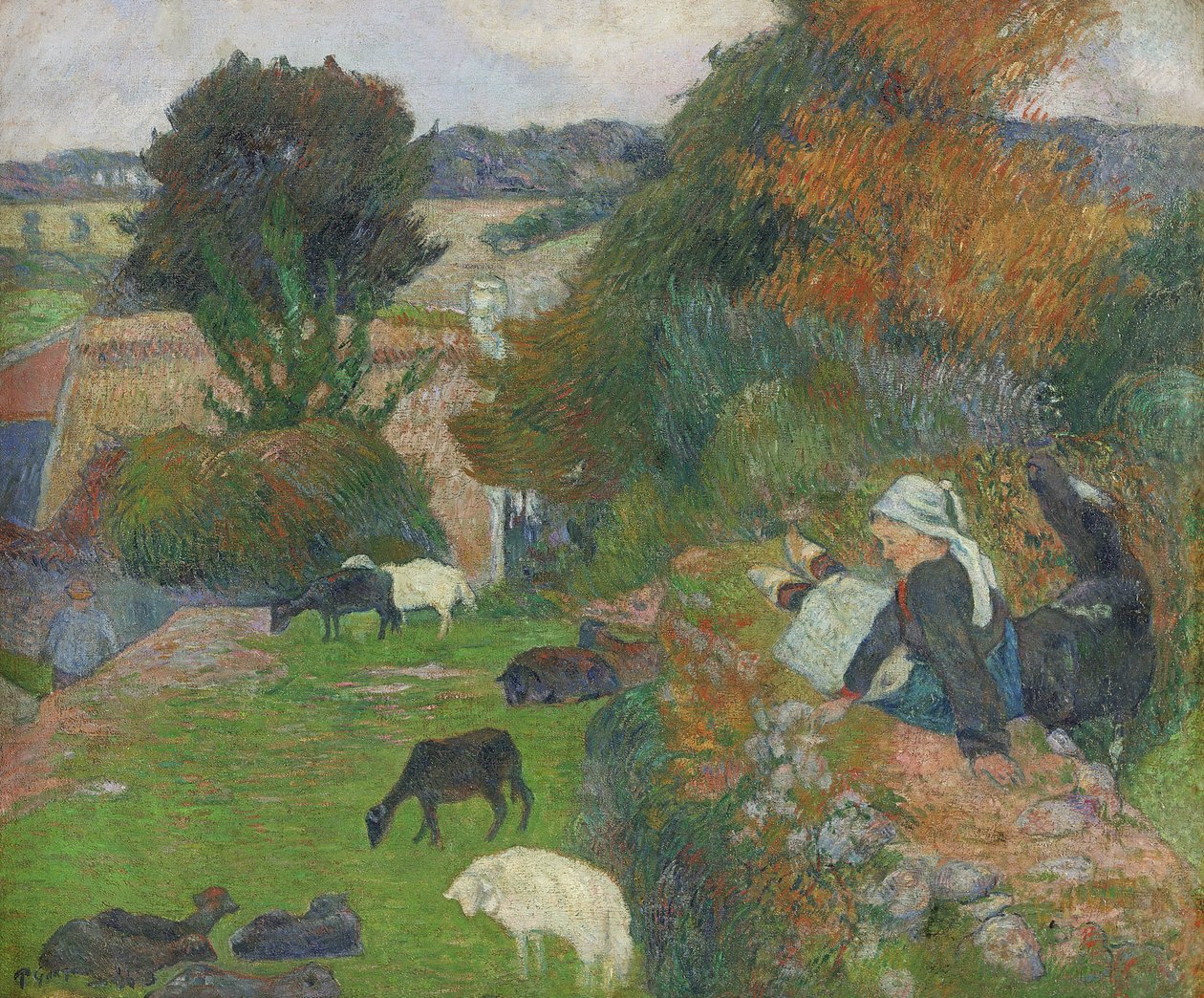 La bergère bretonne, 1886 - Paul Gauguin