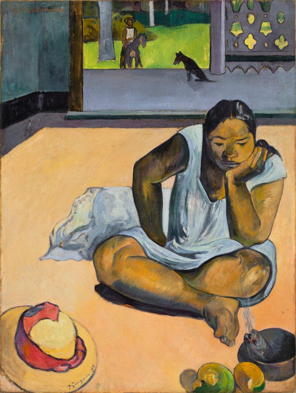 La Femme songeuse, 1891 - Paul Gauguin
