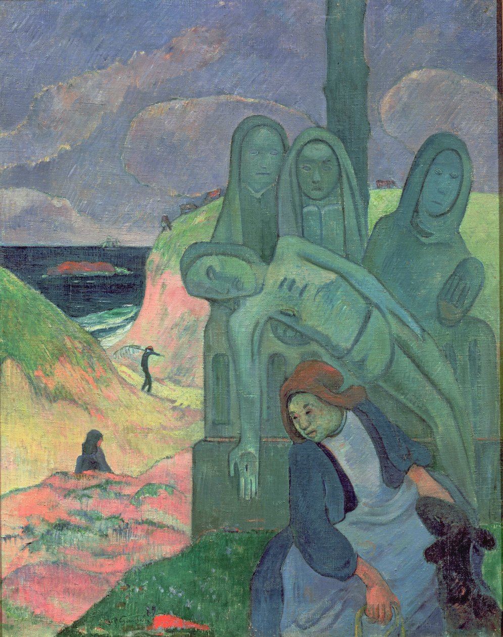 Le Christ vert (Calvaire breton) 1889 - Paul Gauguin