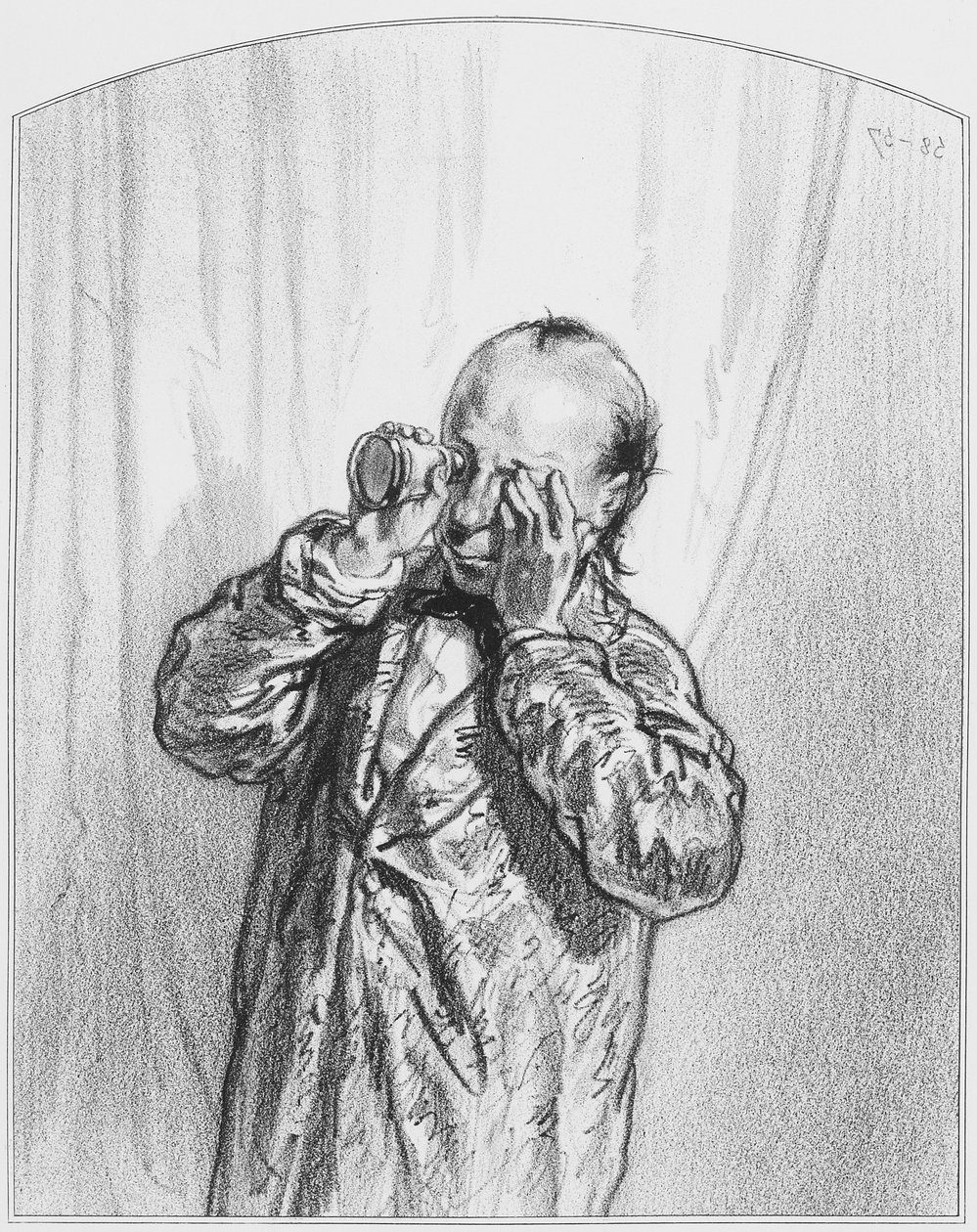 Les Voisines, Planche 9 de Les Toquades, 1858 - Paul Gavarni