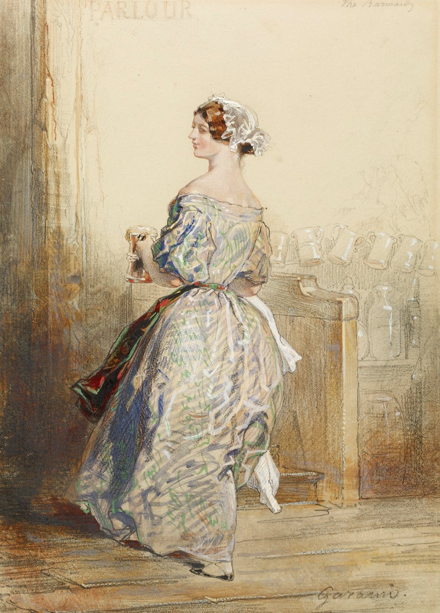 La Serveuse, c.1850 - Paul Gavarni