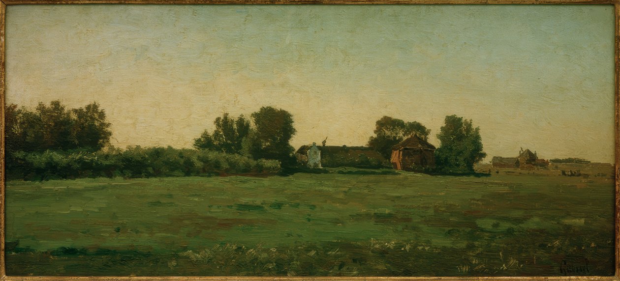 Paysage avec fermes - Paul Joseph Constantin Gabriel