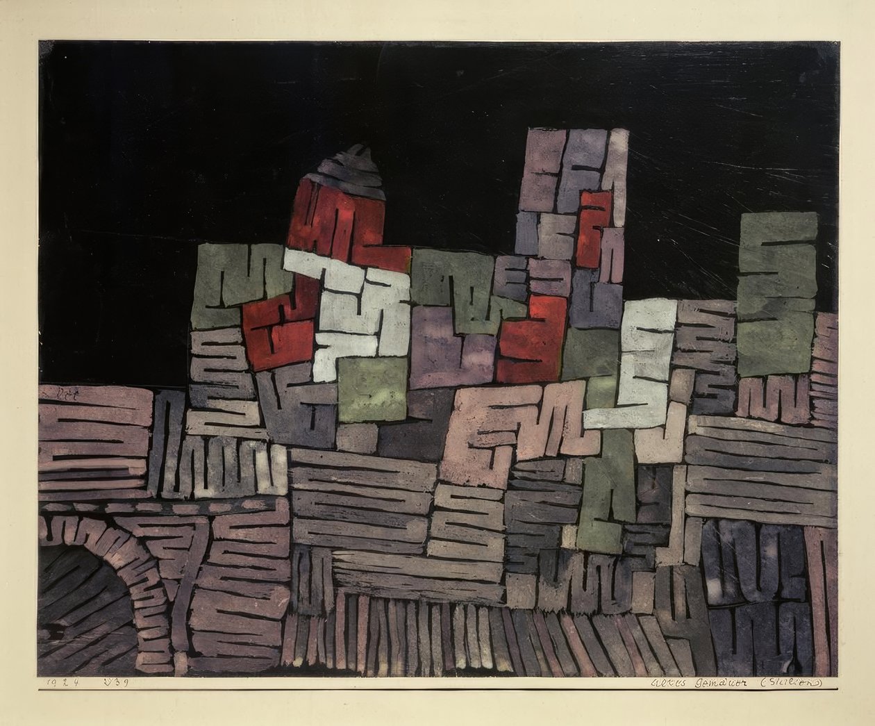 Vieille ruine, Sicile - Paul Klee