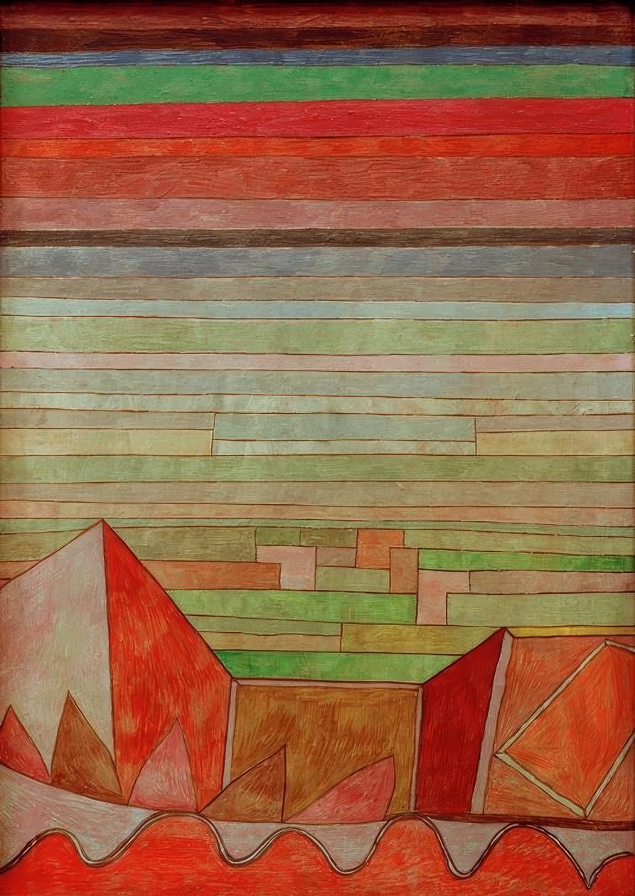 Vue sur le pays des fruits - Paul Klee