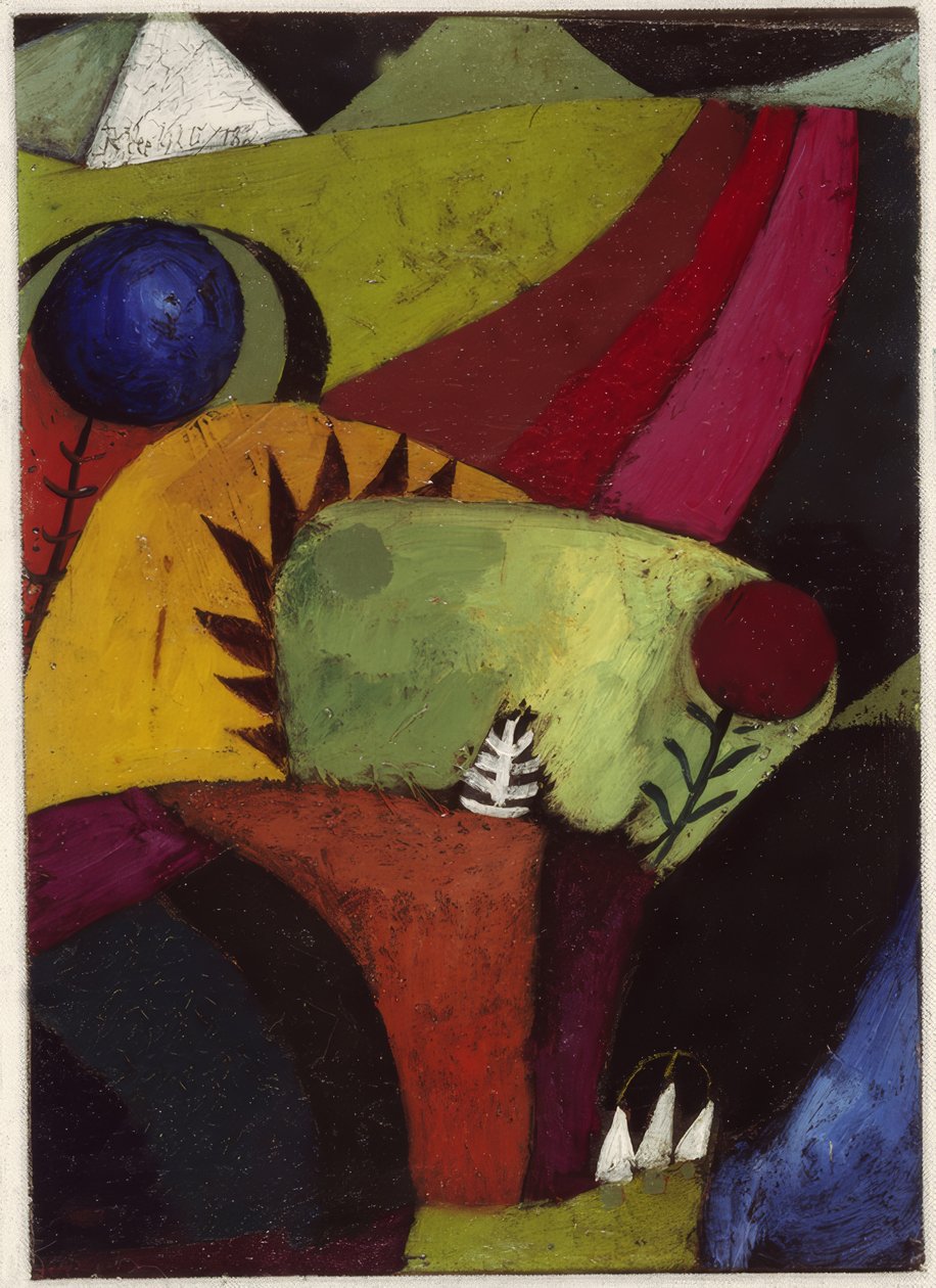 Trois clochettes blanches - Paul Klee