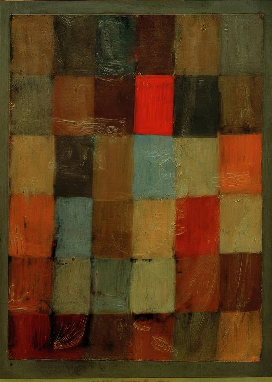 Harmonie bleu=orange - Paul Klee